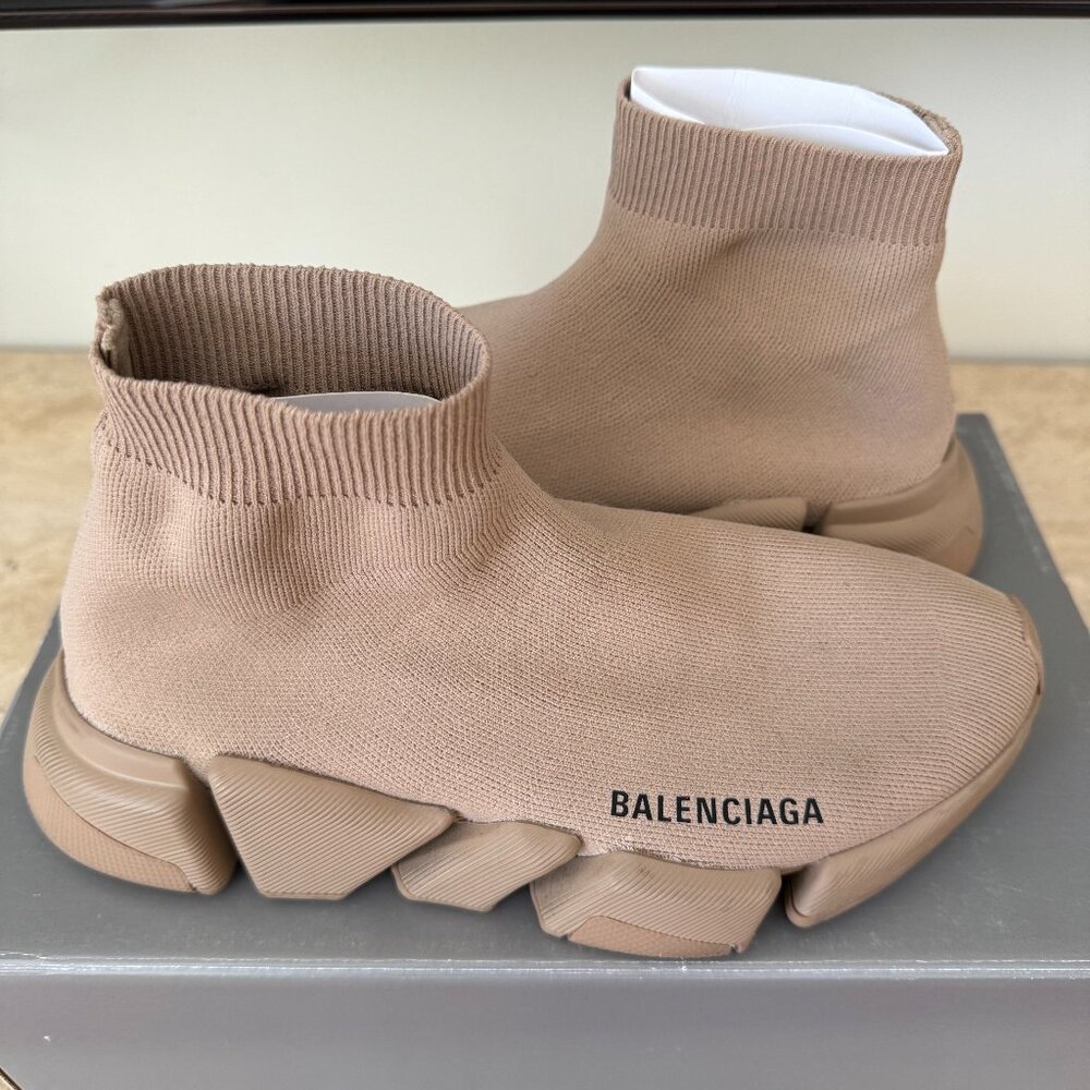 Balenciaga Speed 2.0 stretch-knit high-top sneakers